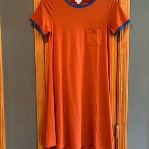 Burnt Orange Lularoe Carly Size XS